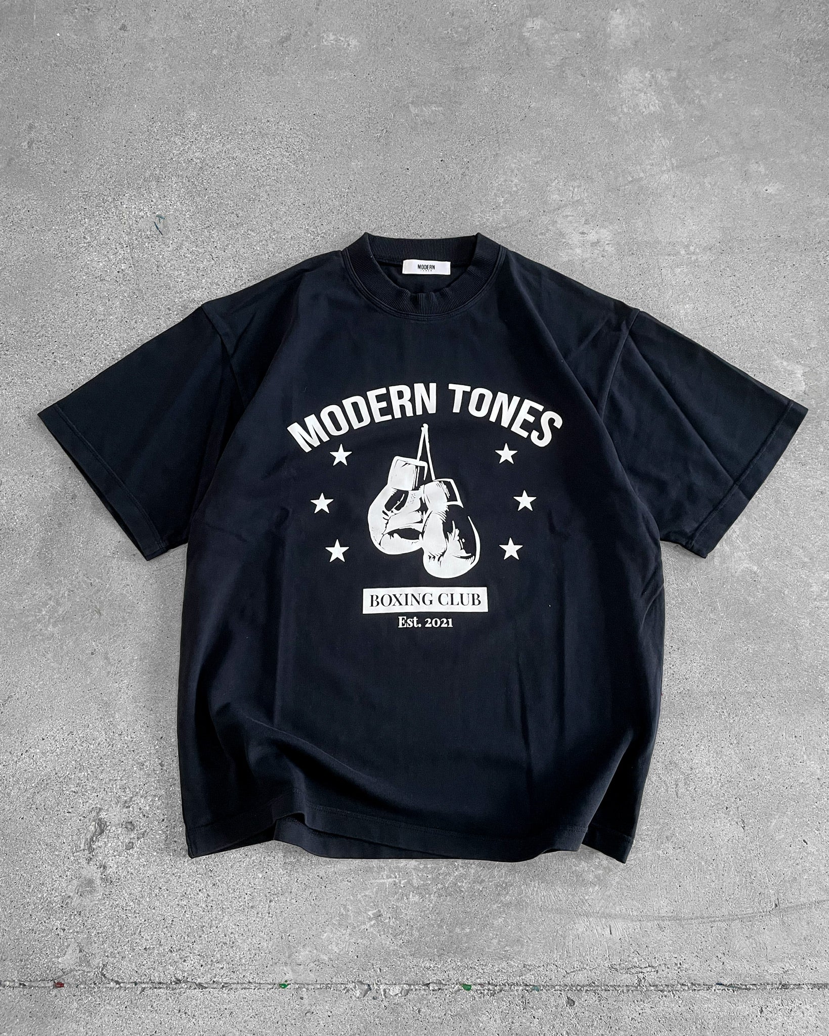 BOXING CLUB T-SHIRT - BLACK