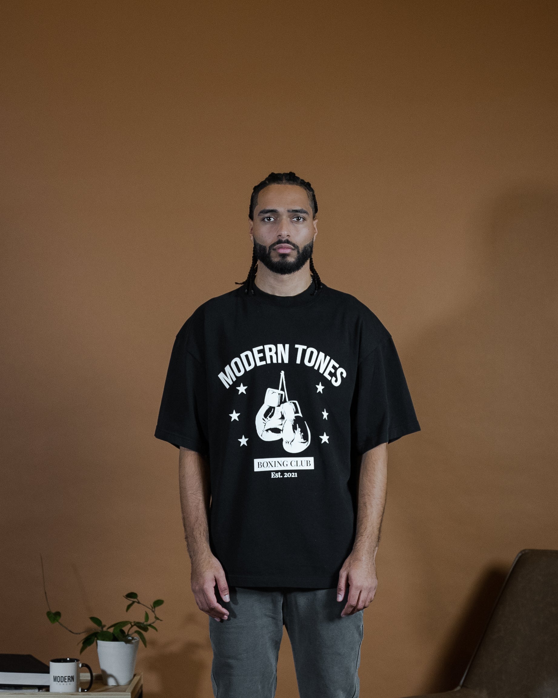BOXING CLUB T-SHIRT - BLACK