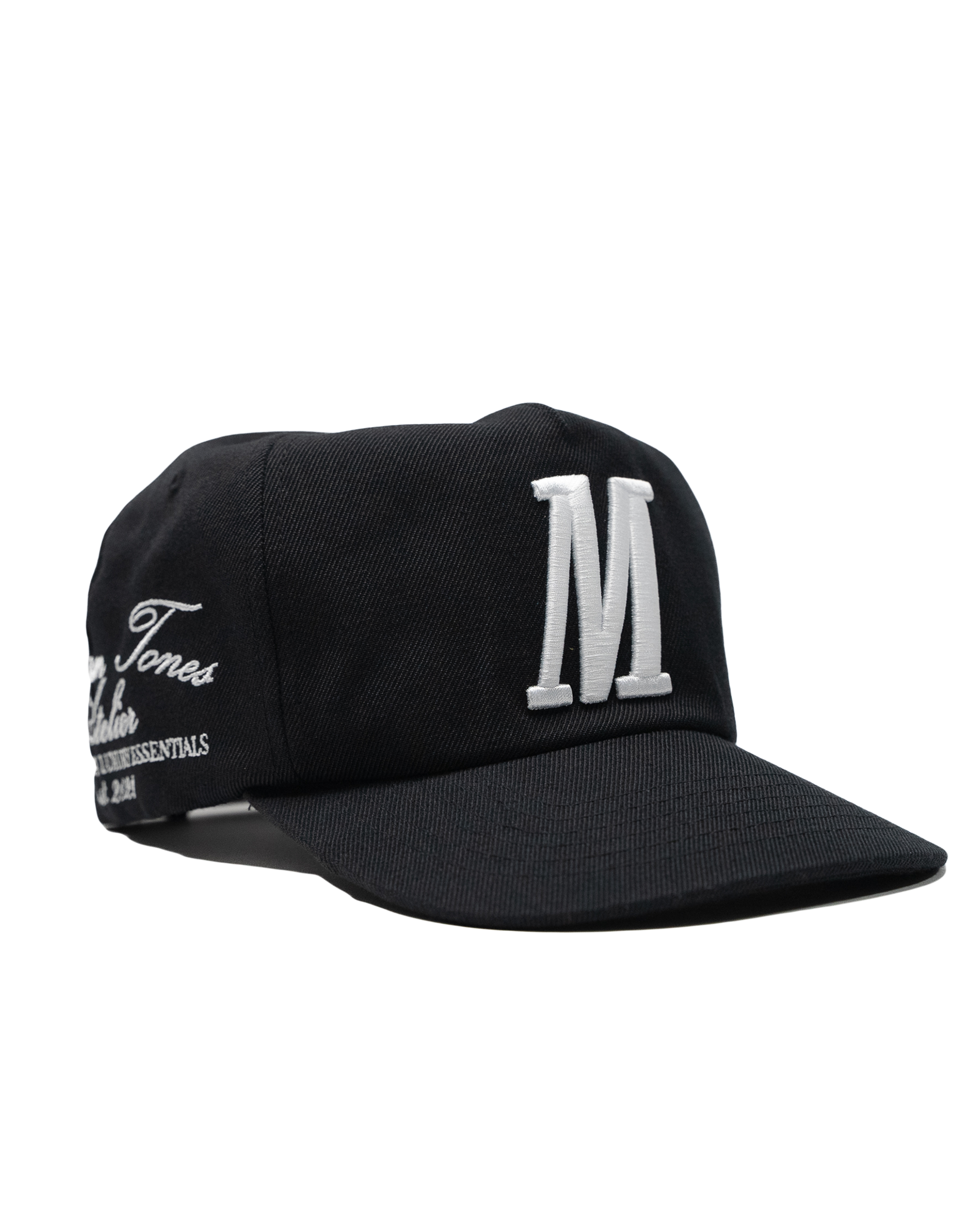 M WOOL CAP - JET BLACK