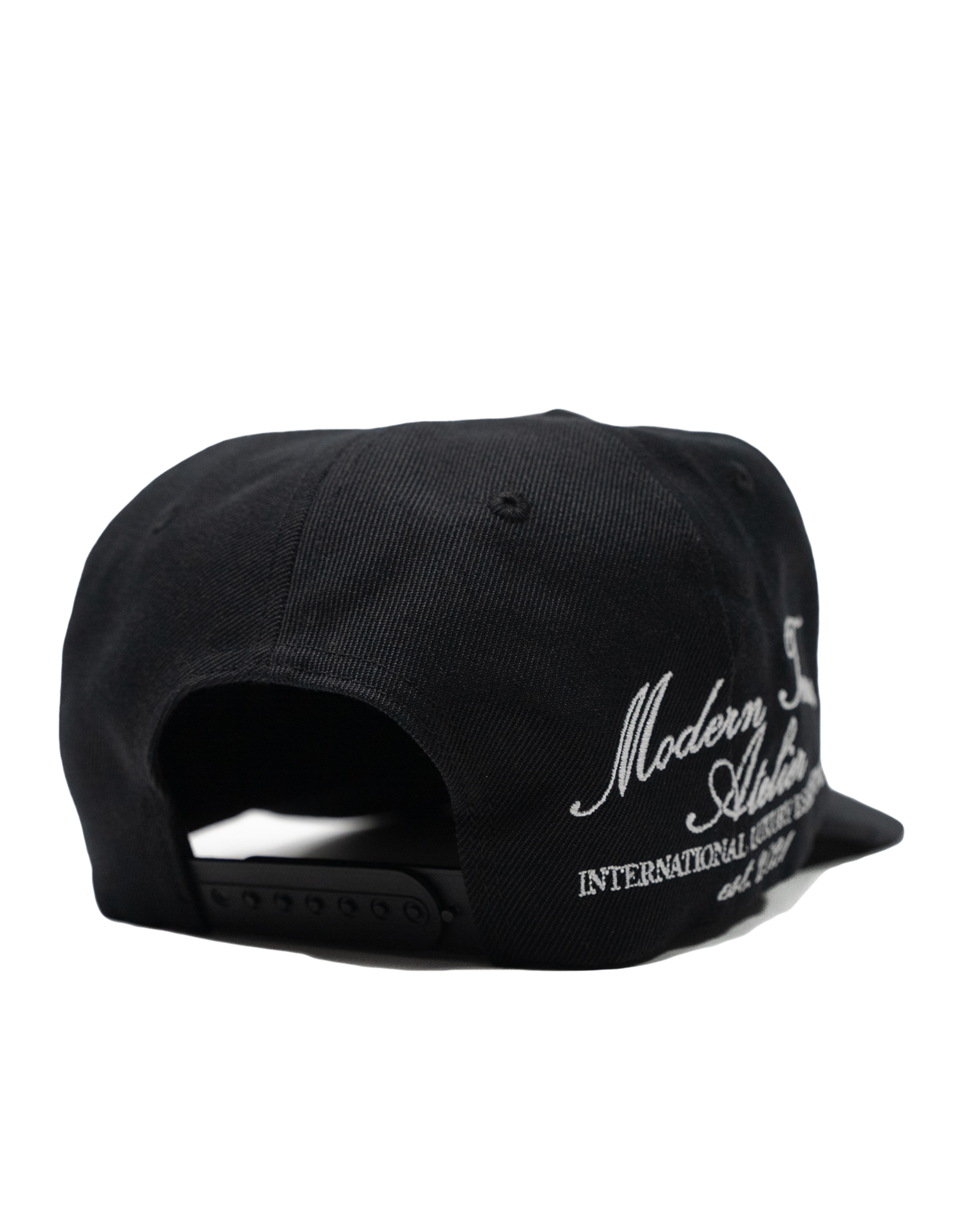 M WOOL CAP - JET BLACK