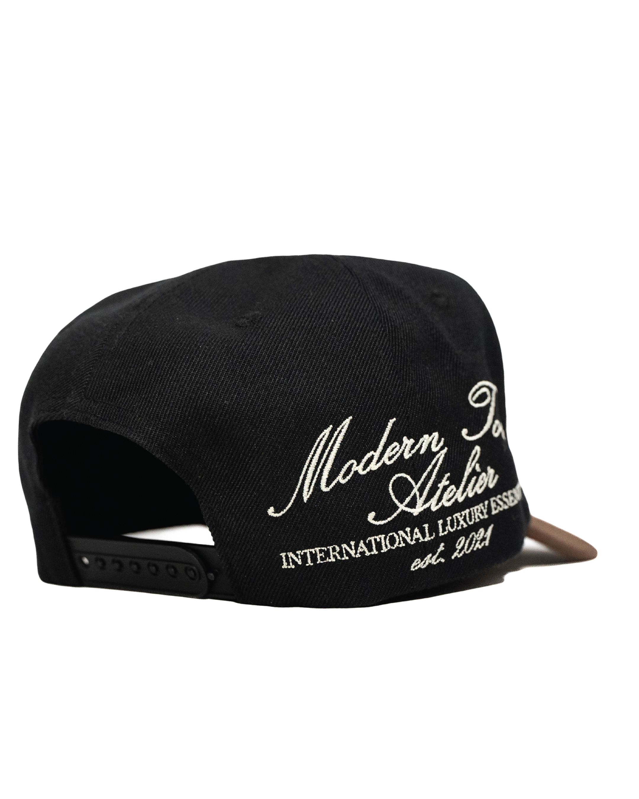 M WOOL CAP - BLACK/MOCHA