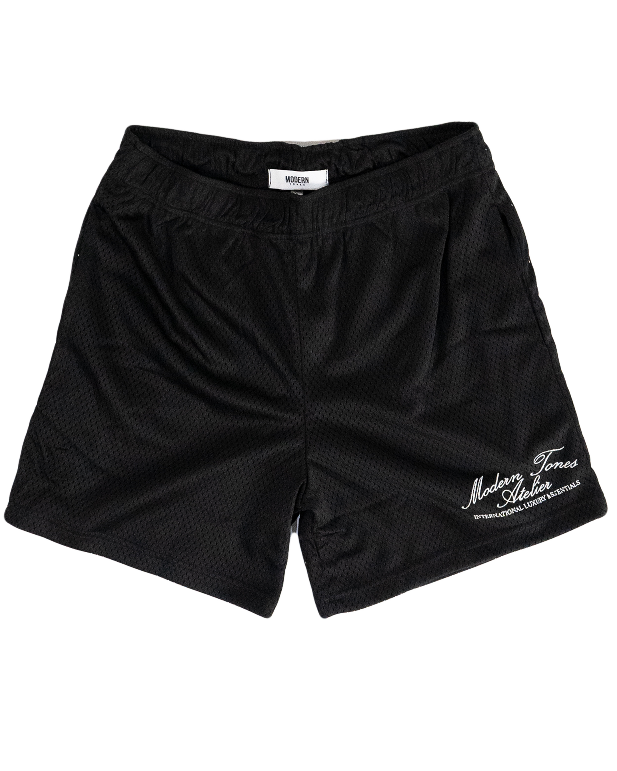 MT ATELIER MESH SHORTS - BLACK