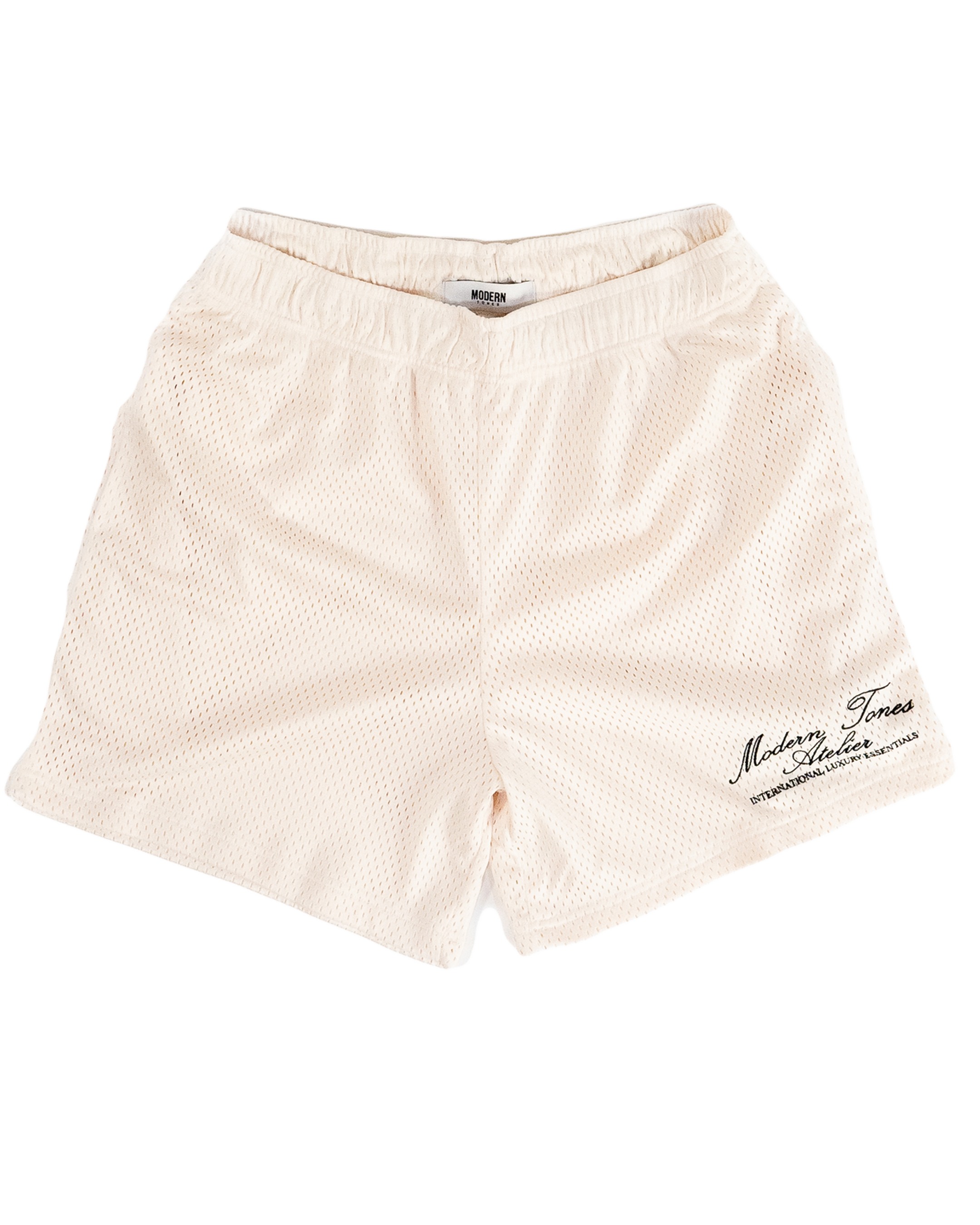 MT ATELIER MESH SHORTS - CREAM