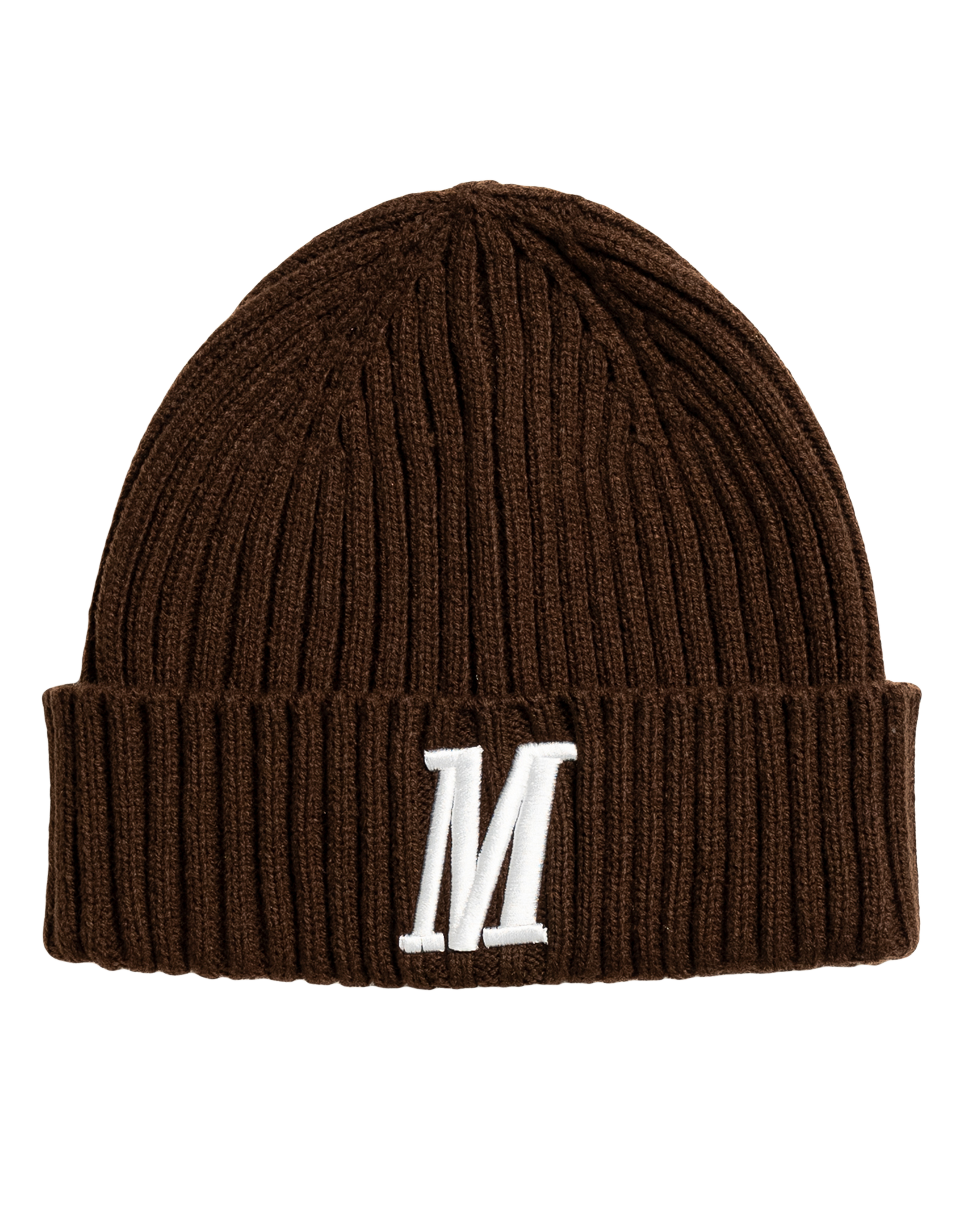 M KNIT BEANIE - MOCHA