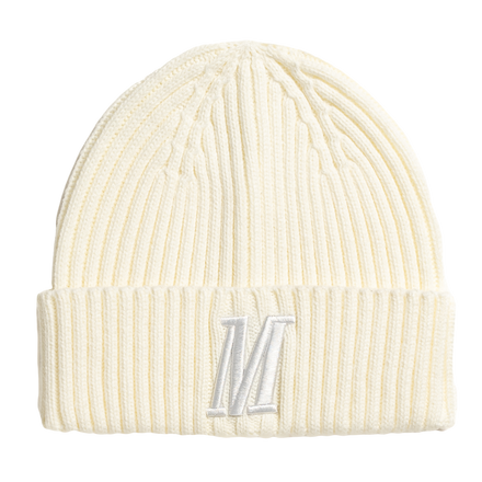 M KNIT BEANIE - CREAM