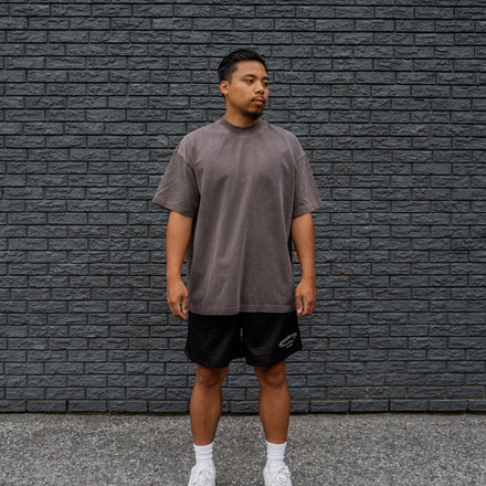 SIGNATURE T-SHIRT - WASHED BROWN