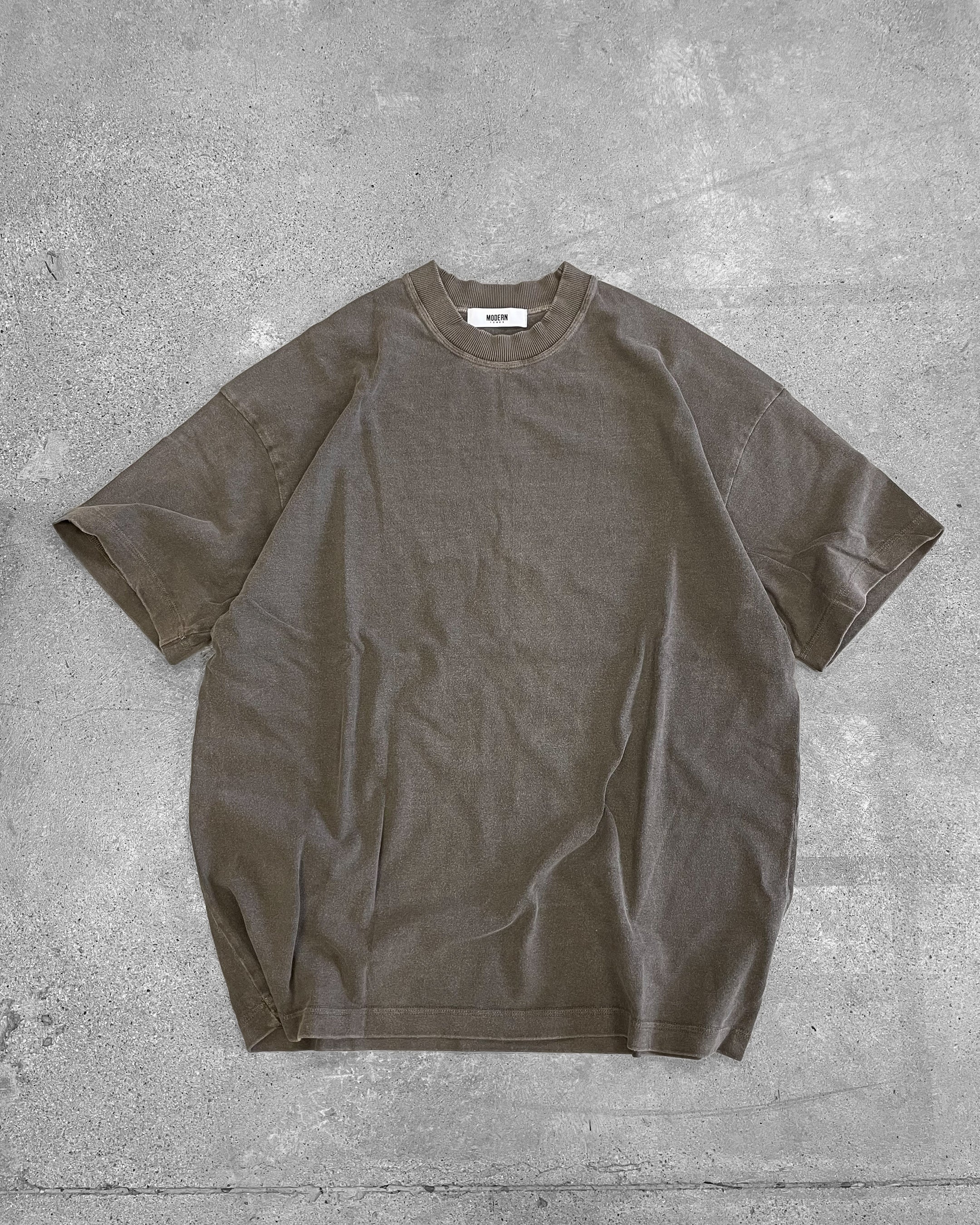 SIGNATURE T-SHIRT - WASHED BROWN