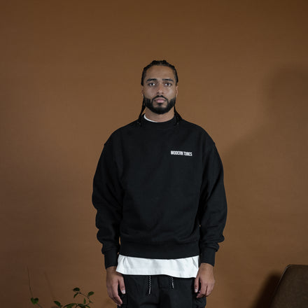 CREWNECK - JET BLACK